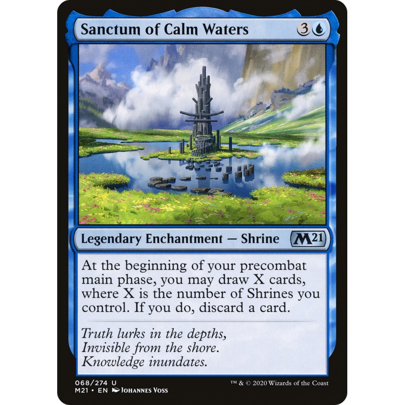 Sanctum of Calm Waters (M21-068) - Core Set 2021 Foil