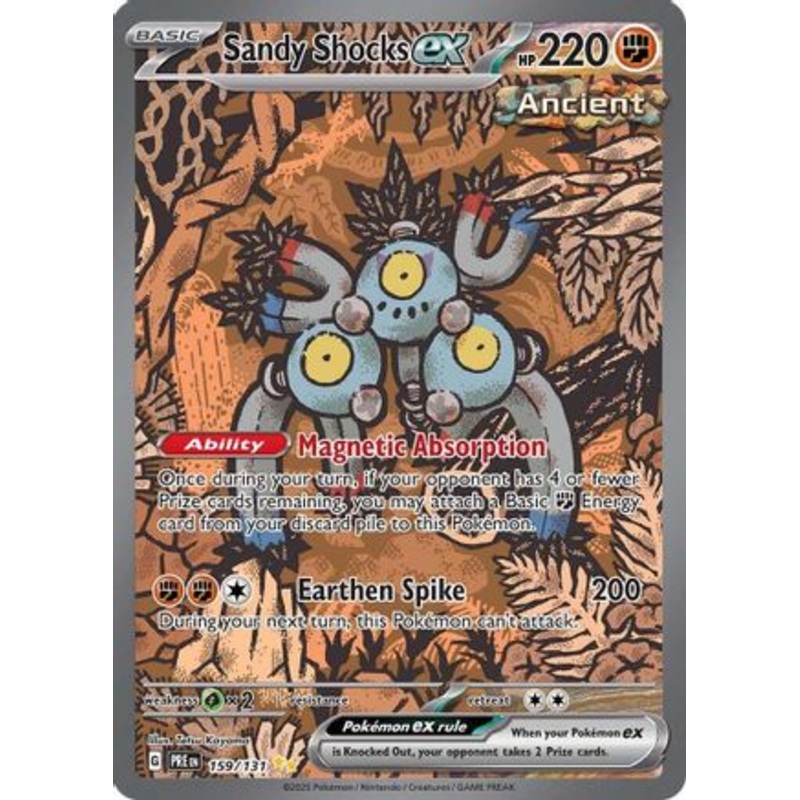 Sandy Shocks ex 159/131  - Holofoil SV Prismatic Evolutions - Special Illustration Rare