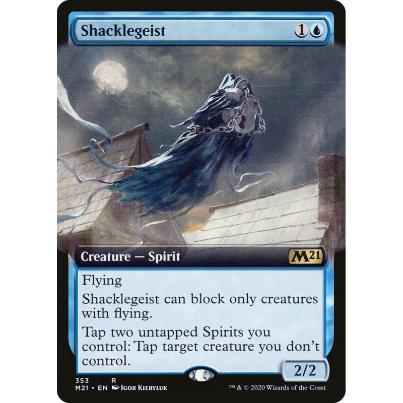Shacklegeist (M21-353) - Core Set 2021: (Extended Art) Foil