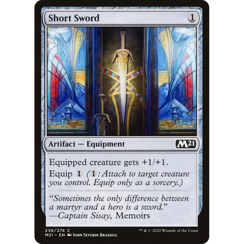 Short Sword (M21-236) - Core Set 2021 Foil