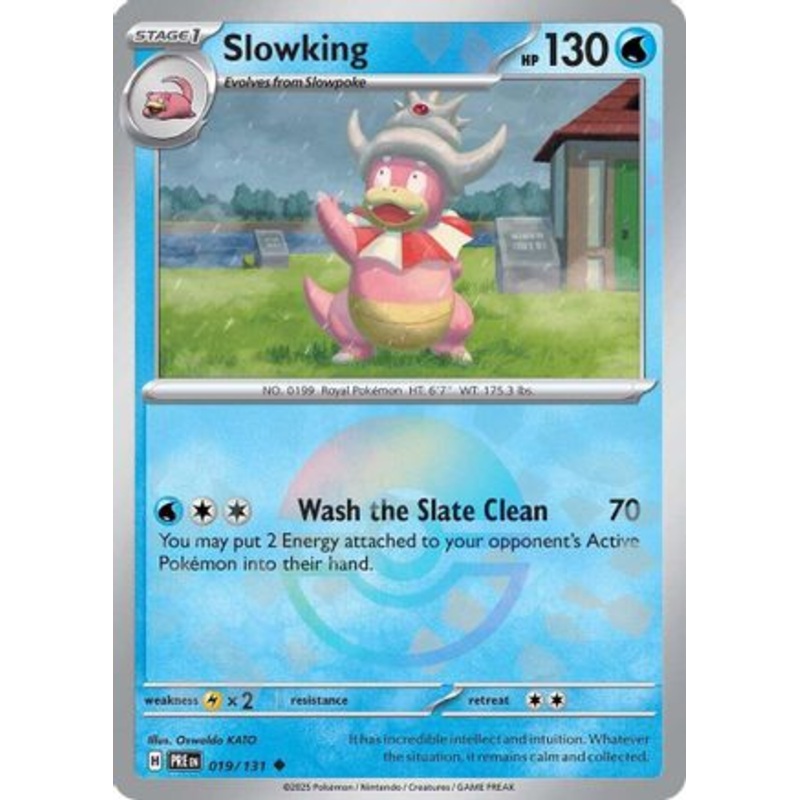 Slowking (Poke Ball Pattern) 019/131  - Holofoil SV Prismatic Evolutions - Uncommon