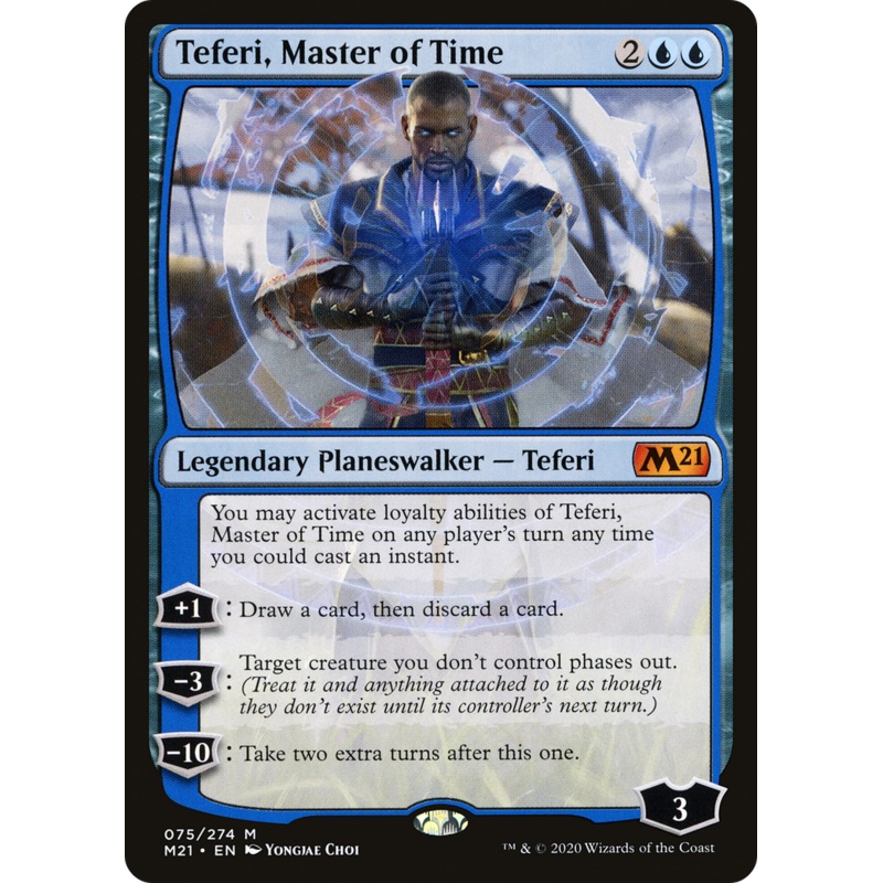 Teferi, Master of Time (M21-075) - Core Set 2021 Foil