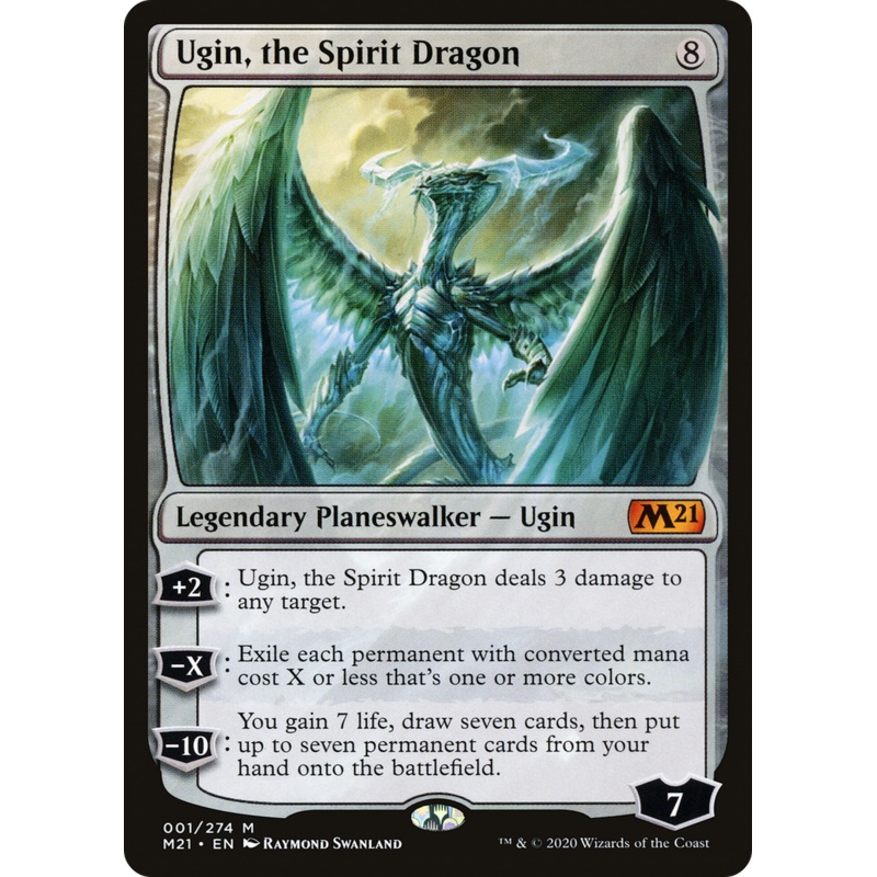 Ugin, the Spirit Dragon (M21-001) - Core Set 2021