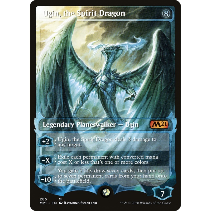 Ugin, the Spirit Dragon (M21-285) - Core Set 2021: (Showcase)