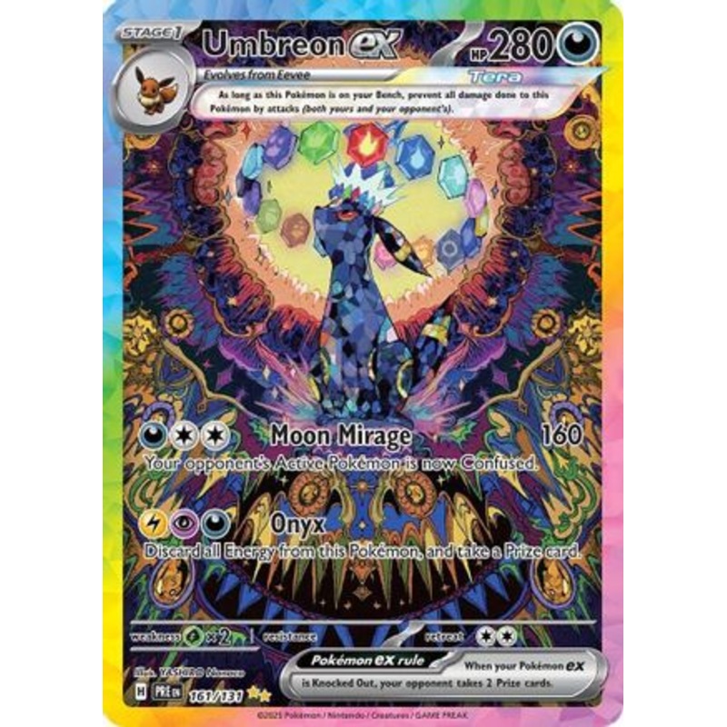Umbreon ex 161/131  - Holofoil SV Prismatic Evolutions - Special Illustration Rare