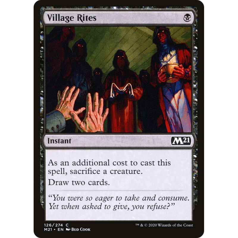 Village Rites (M21-126) - Core Set 2021 Foil