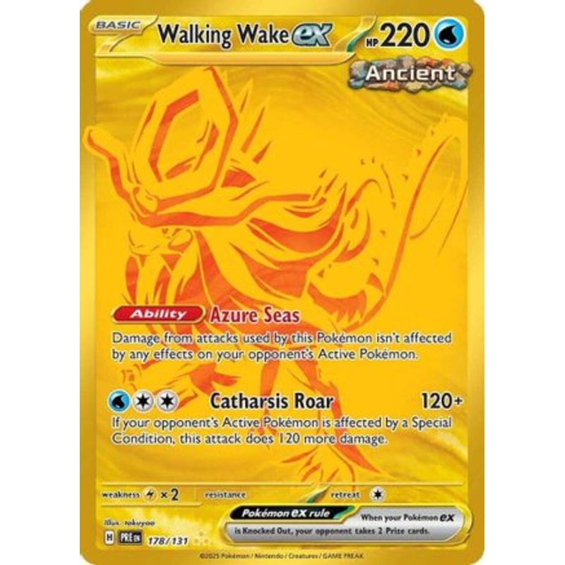 Walking Wake ex 178/131  - Holofoil SV Prismatic Evolutions - Hyper Rare