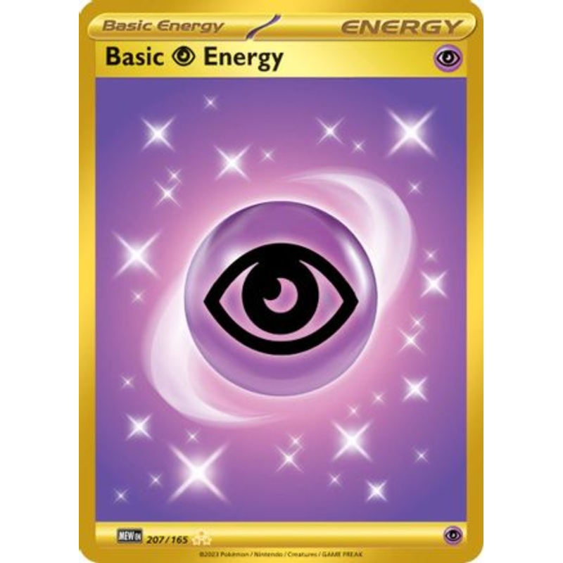 Basic Psychic Energy 207/165  - Holofoil SV Scarlet & Violet 151 - Hyper Rare