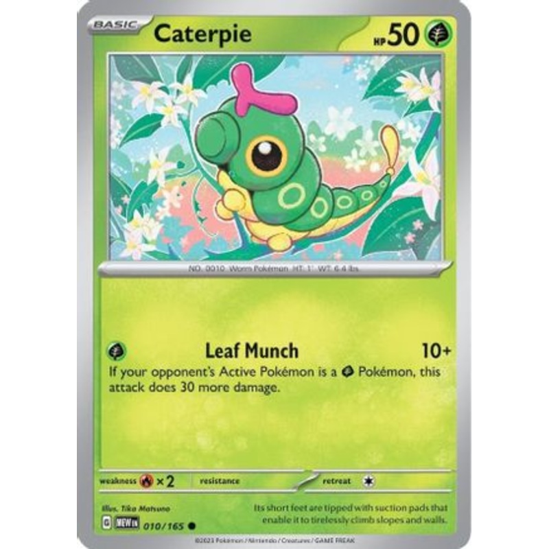 Caterpie 010/165  SV Scarlet & Violet 151 - Common