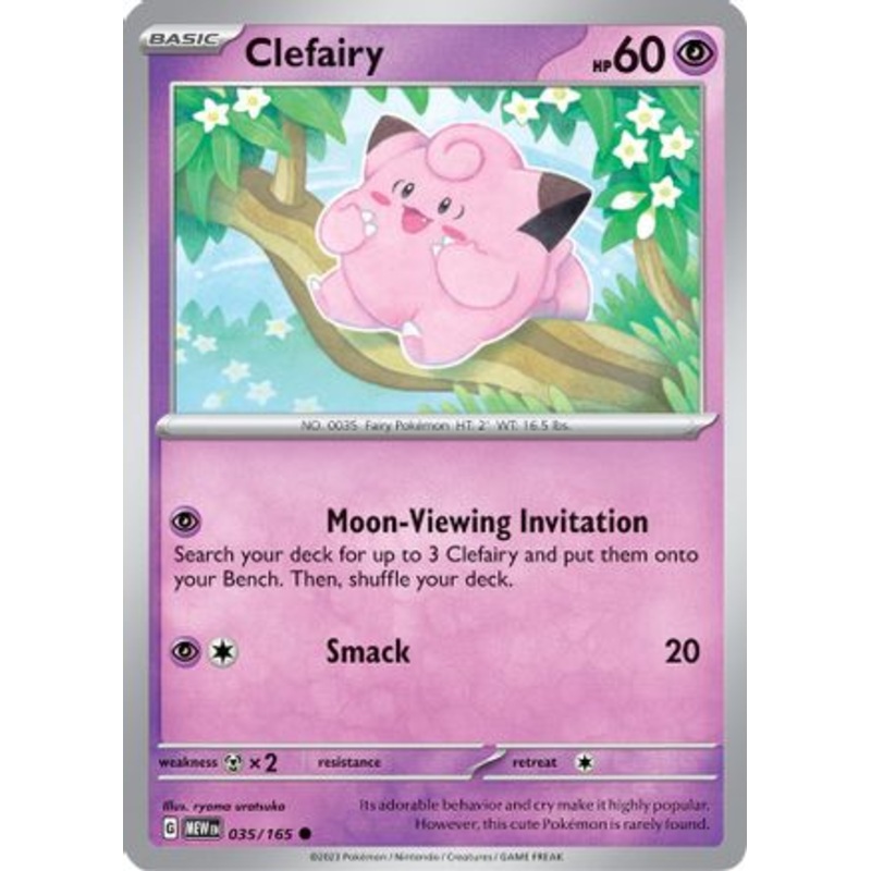 Clefairy 035/165  SV Scarlet & Violet 151 - Common