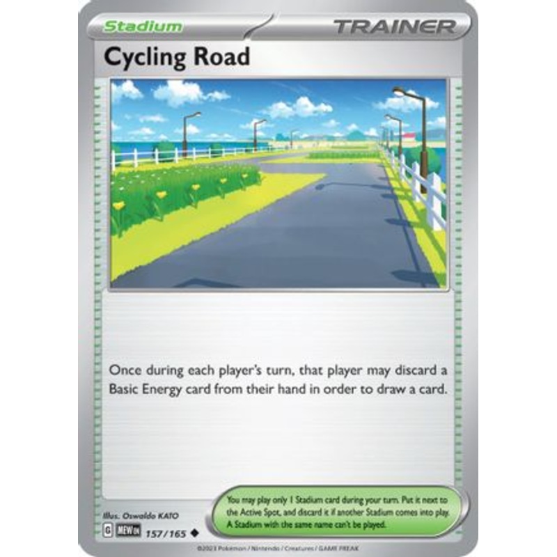 Cycling Road 157/165  - Reverse Holofoil SV Scarlet & Violet 151 - Uncommon
