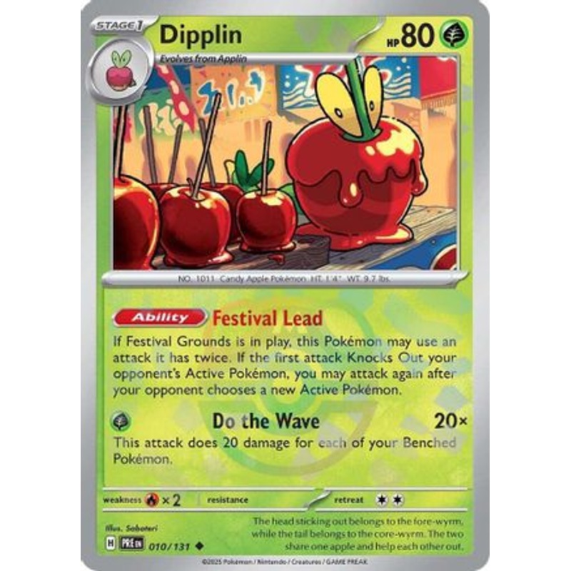Dipplin (Master Ball Pattern) 010/131  - Holofoil SV Prismatic Evolutions - Uncommon