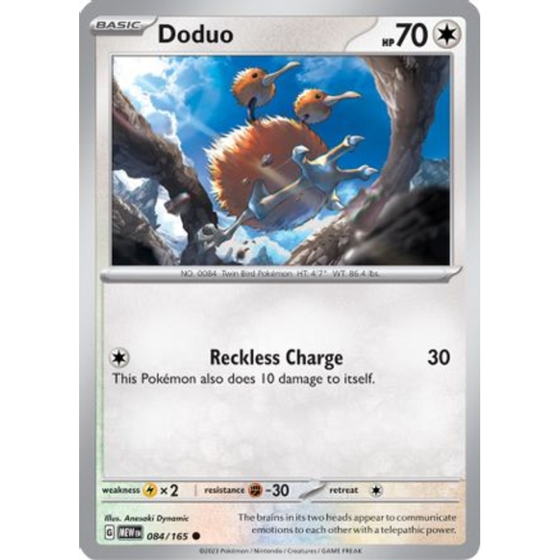 Doduo 084/165  SV Scarlet & Violet 151 - Common