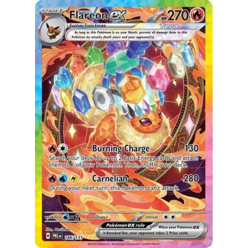 Flareon ex 146/131  - Holofoil SV Prismatic Evolutions - Special Illustration Rare