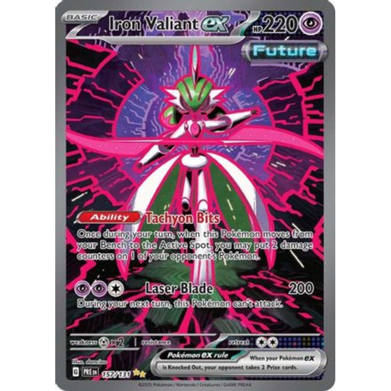 Iron Valiant ex 157/131  - Holofoil SV Prismatic Evolutions - Special Illustration Rare