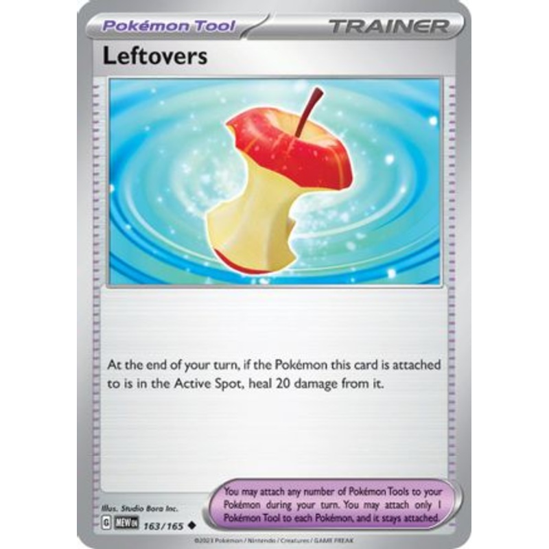Leftovers 163/165  SV Scarlet & Violet 151 - Uncommon