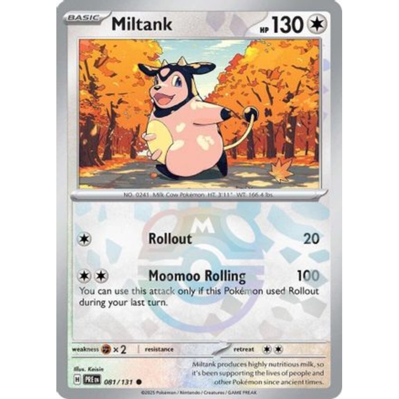 Miltank (Master Ball Pattern) 081/131  - Holofoil SV Prismatic Evolutions - Common