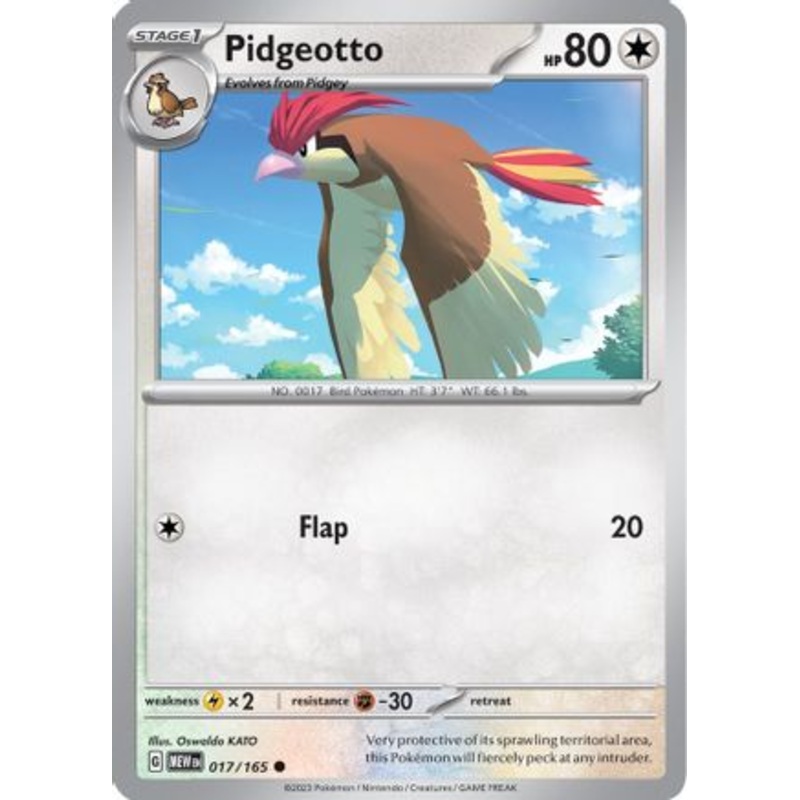 Pidgeotto 017/165  SV Scarlet & Violet 151 - Common
