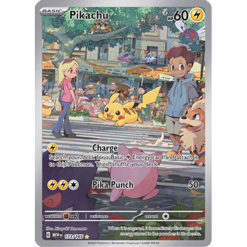 Pikachu 173/165  - Holofoil SV Scarlet & Violet 151 - Illustration Rare