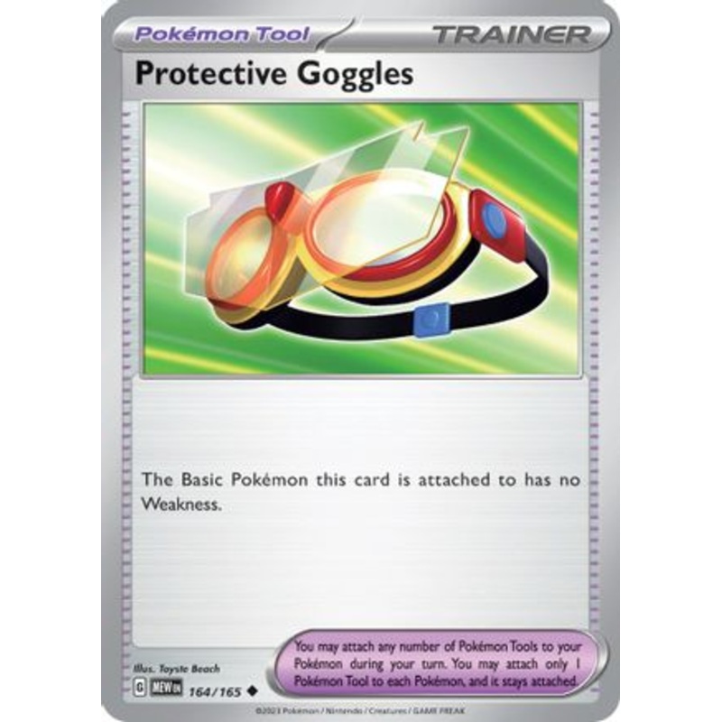 Protective Goggles 164/165  SV Scarlet & Violet 151 - Uncommon