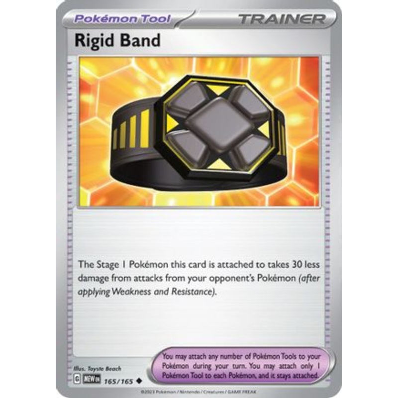 Rigid Band 165/165  SV Scarlet & Violet 151 - Uncommon