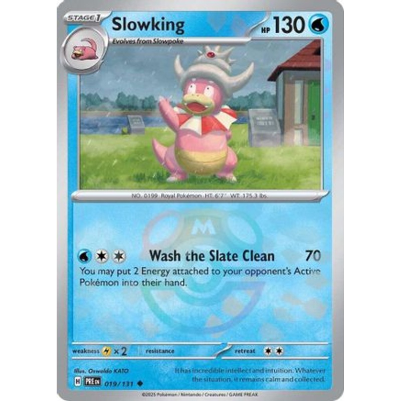 Slowking (Master Ball Pattern) 019/131  - Holofoil SV Prismatic Evolutions - Uncommon