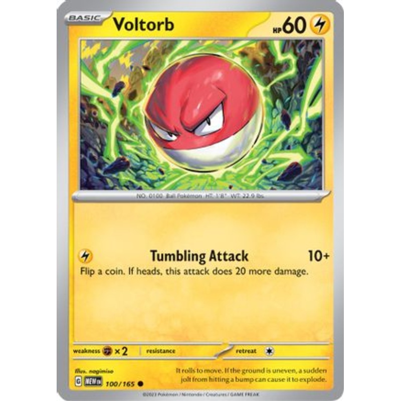 Voltorb 100/165  SV Scarlet & Violet 151 - Common