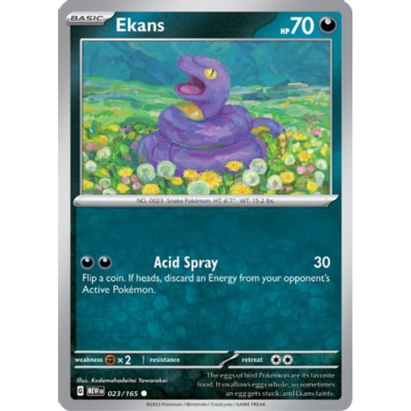Ekans 023/165  SV Scarlet & Violet 151 - Common
