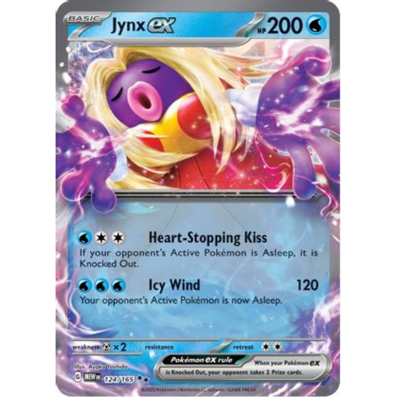 Jynx ex 124/165  - Holofoil SV Scarlet & Violet 151 - Double Rare