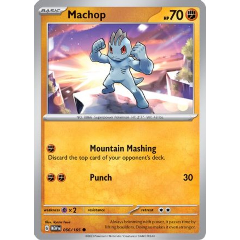 Machop 066/165  SV Scarlet & Violet 151 - Common