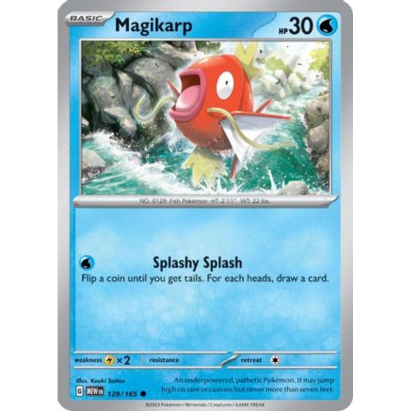 Magikarp 129/165  SV Scarlet & Violet 151 - Common