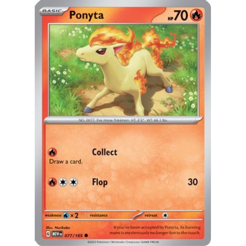 Ponyta 077/165  SV Scarlet & Violet 151 - Common