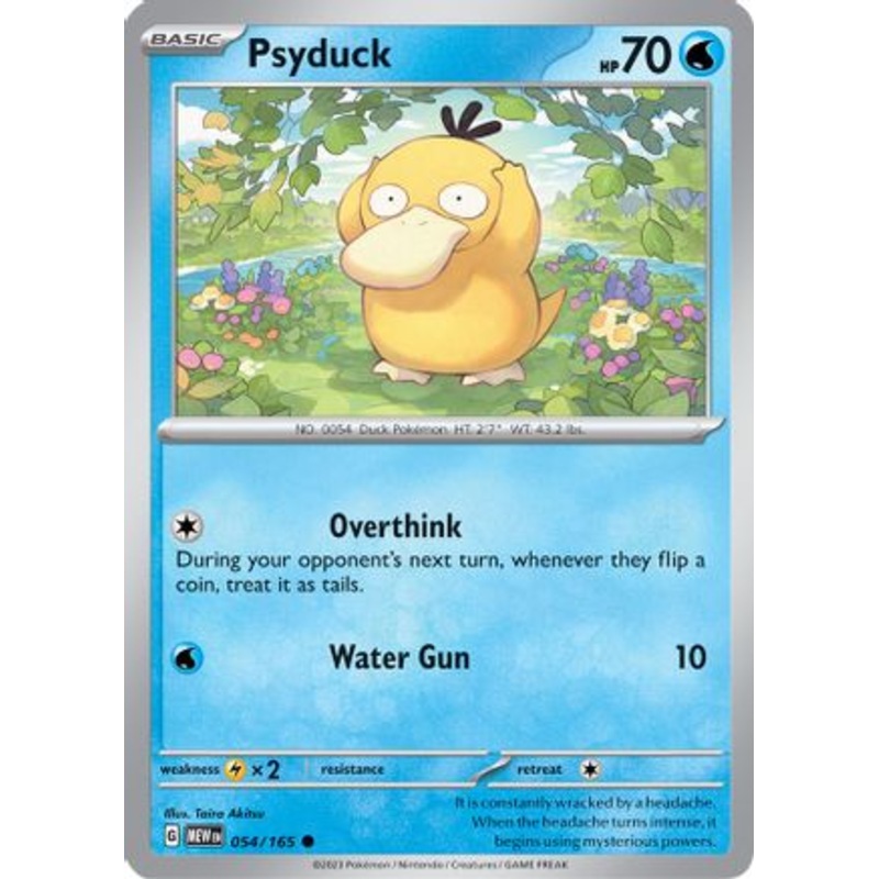 Psyduck 054/165  SV Scarlet & Violet 151 - Common