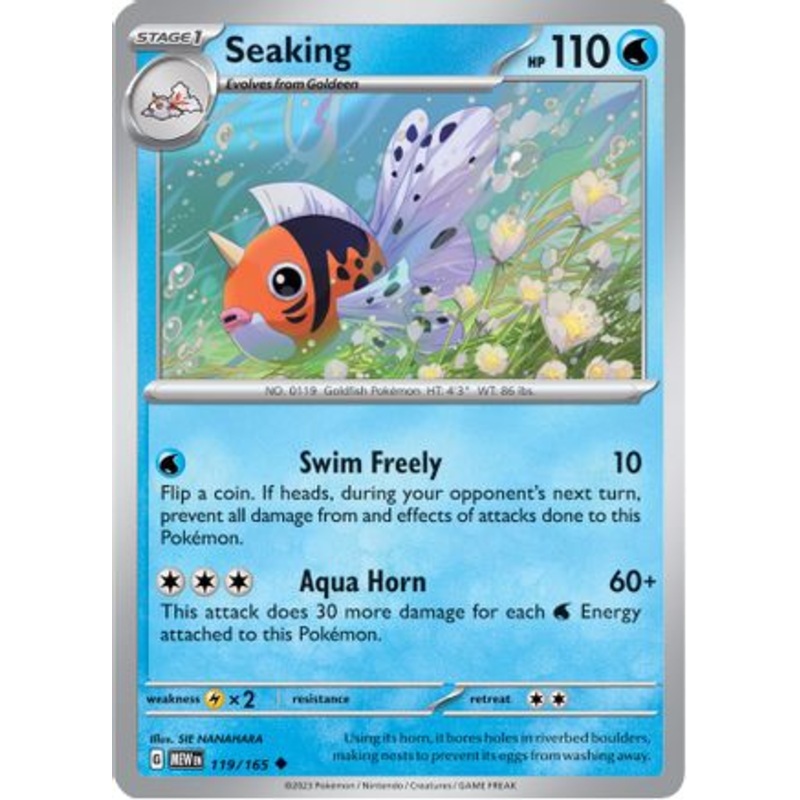 Seaking 119/165  SV Scarlet & Violet 151 - Uncommon