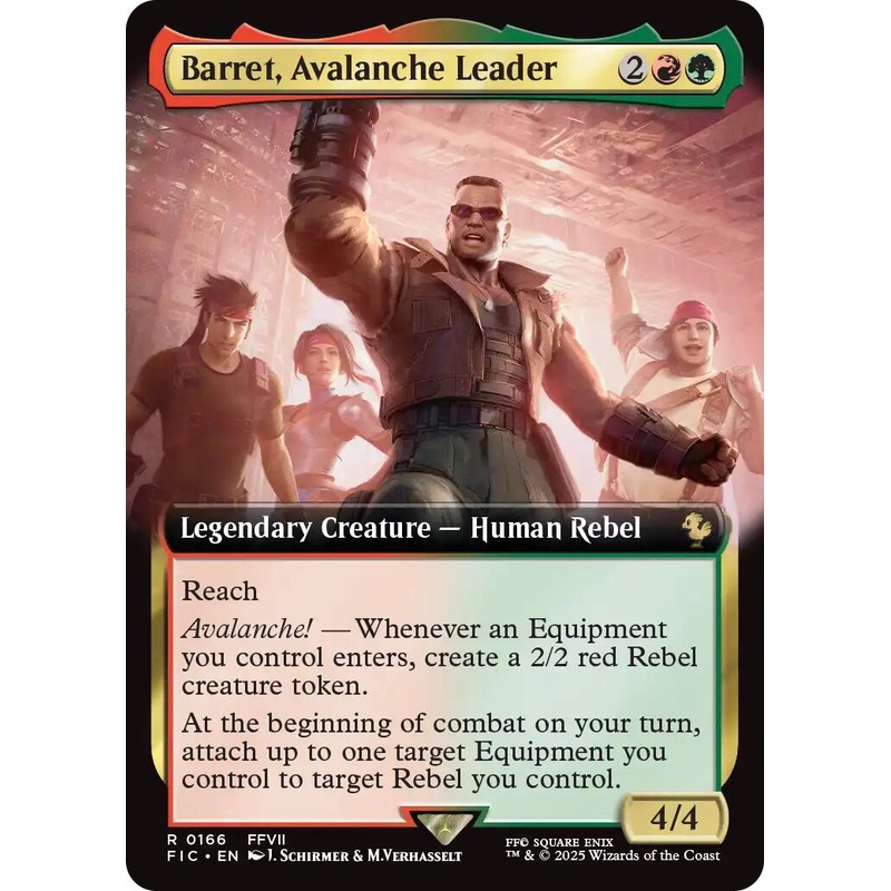 Barret, Avalanche Leader (Extended Art) [FIC - 166]