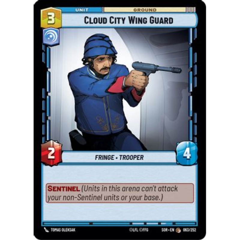 Cloud City Wing Guard (063/252) - Spark of Rebellion Foil