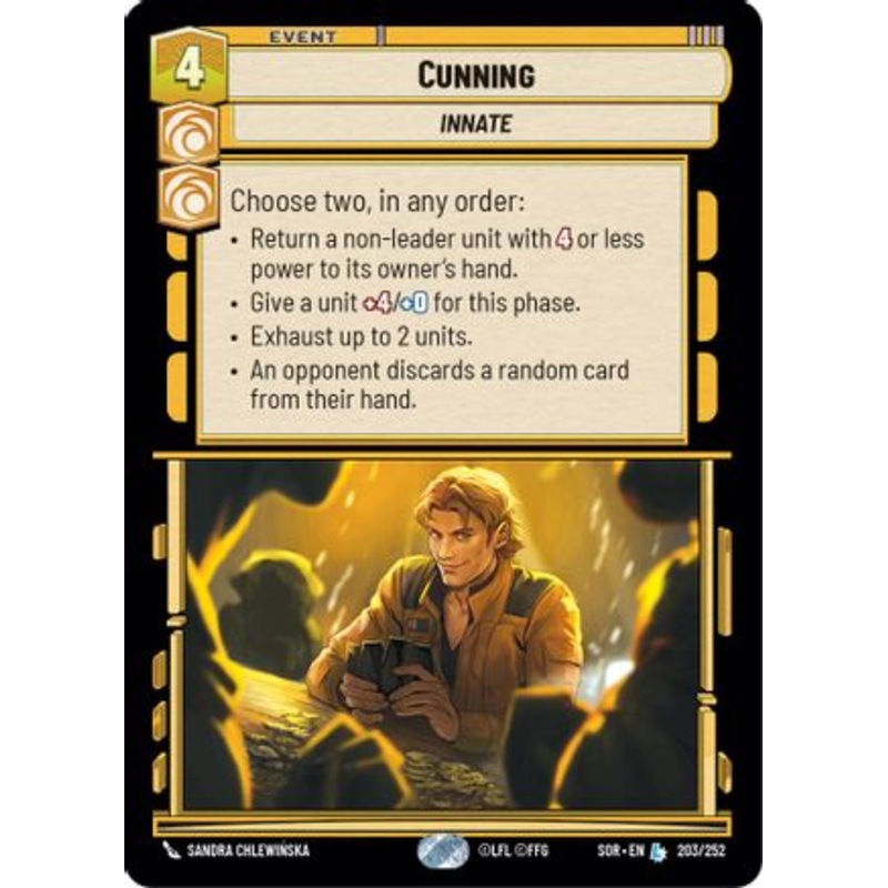 Cunning (203/252) - Spark of Rebellion Foil