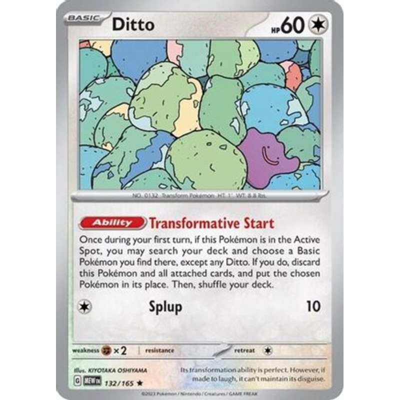 Ditto 132/165  SV Scarlet & Violet 151 - Rare