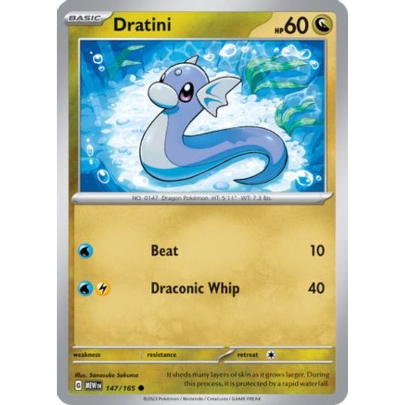 Dratini 147/165  SV Scarlet & Violet 151 - Common
