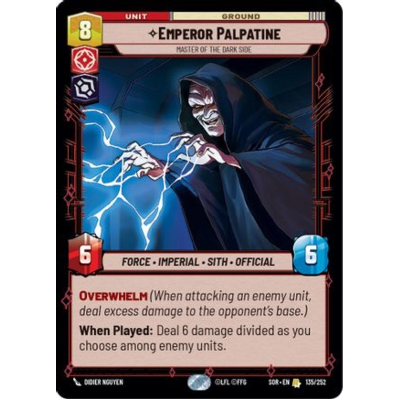 Emperor Palpatine - Master of the Dark Side (135/252) - Spark of Rebellion