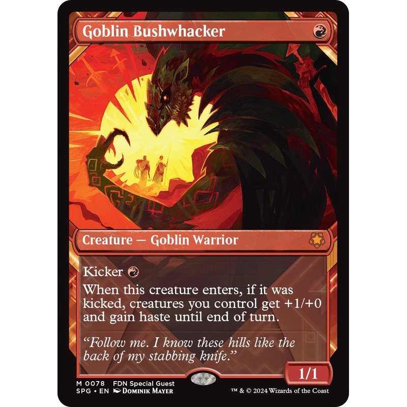 Goblin Bushwhacker (Showcase) [SPG - 78]