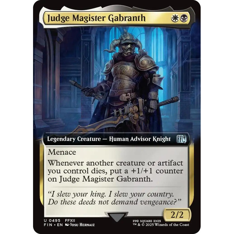Judge Magister Gabranth (Extended Art) [FIN - 495]