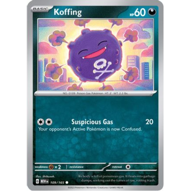Koffing 109/165  SV Scarlet & Violet 151 - Common