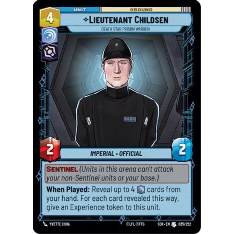 Lieutenant Childsen - Death Star Prison Warden (035/252) - Spark of Rebellion