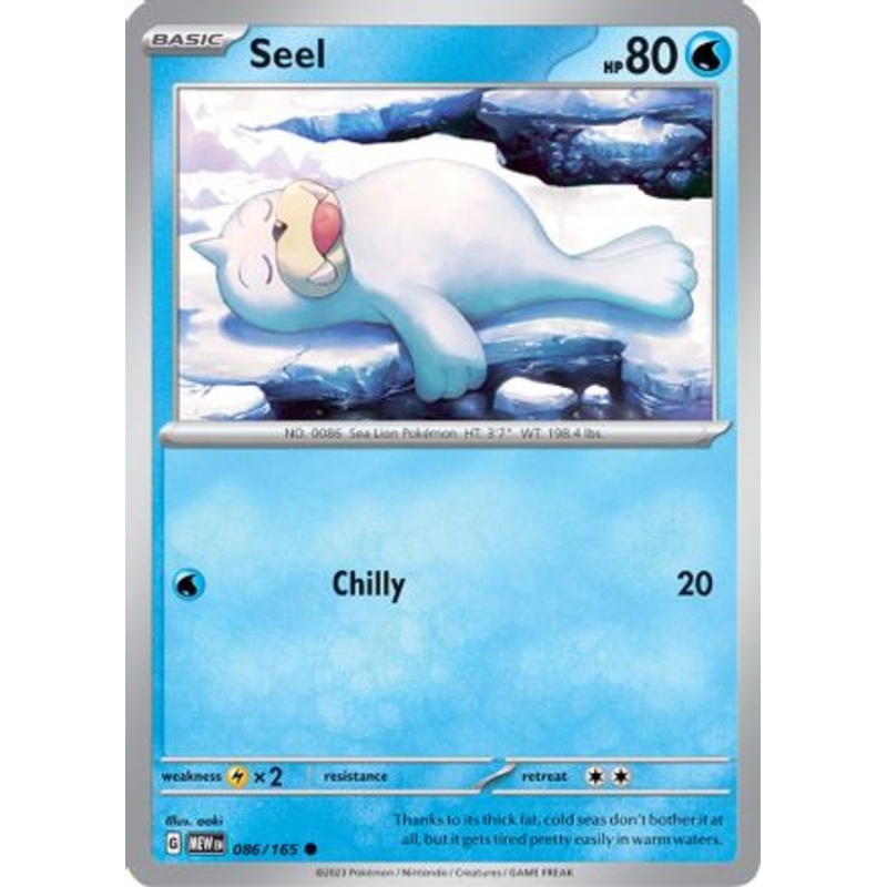 Seel 086/165  SV Scarlet & Violet 151 - Common