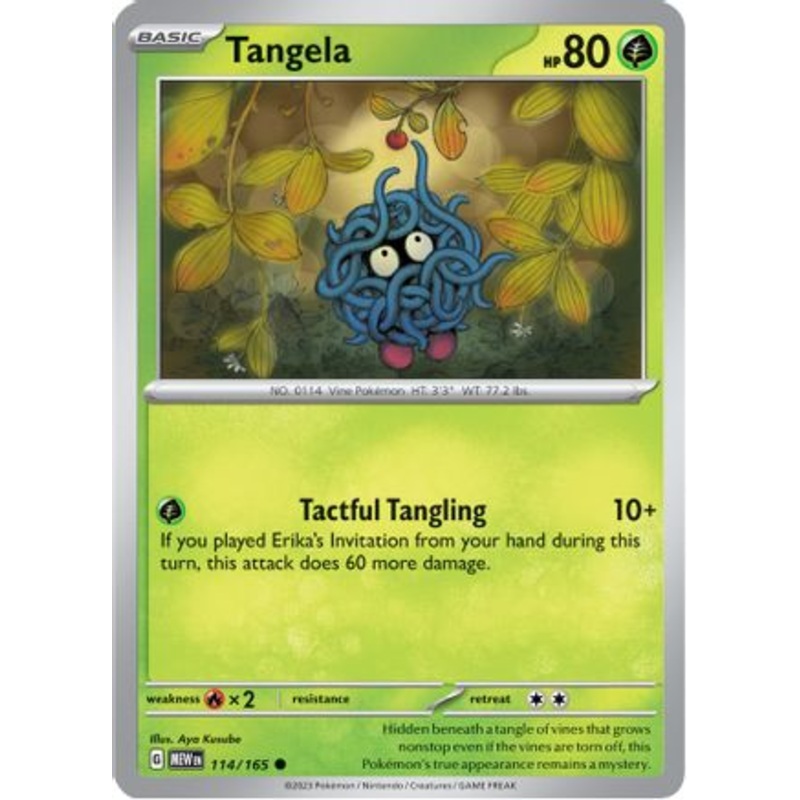 Tangela 114/165  SV Scarlet & Violet 151 - Common