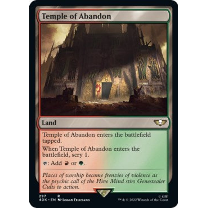 Temple of Abandon (Surge Foil) [40K - 297]