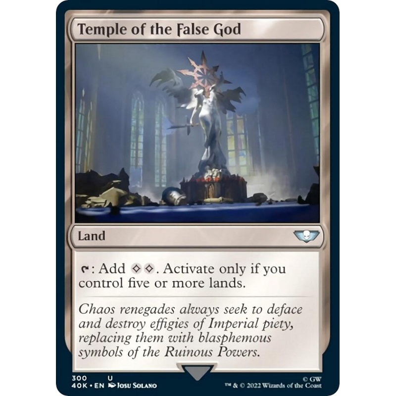 Temple of the False God (Surge Foil) [40K - 300]