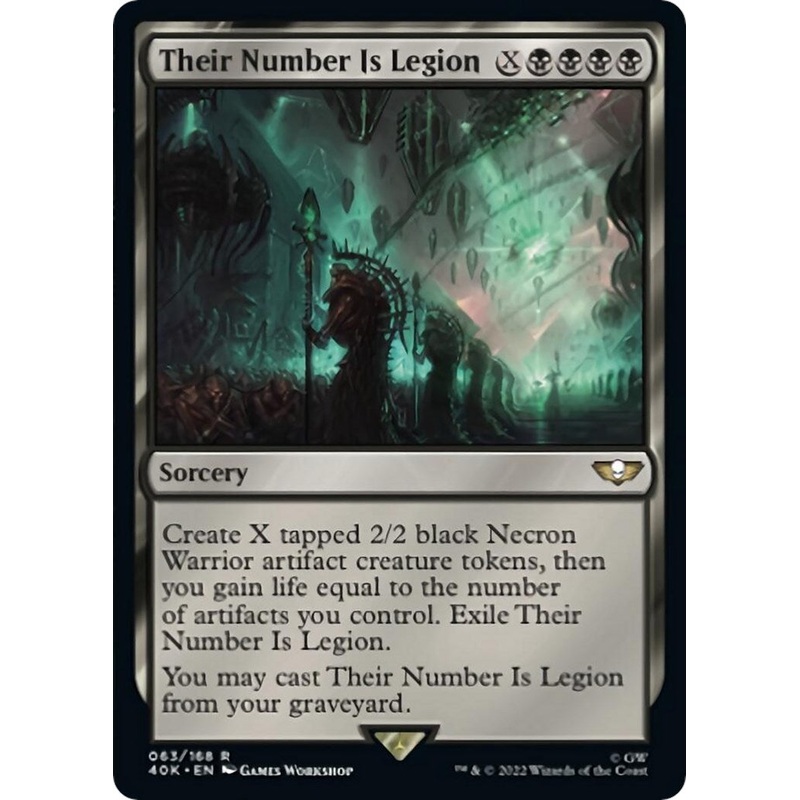 Their Number Is Legion (Surge Foil) [40K - 63]