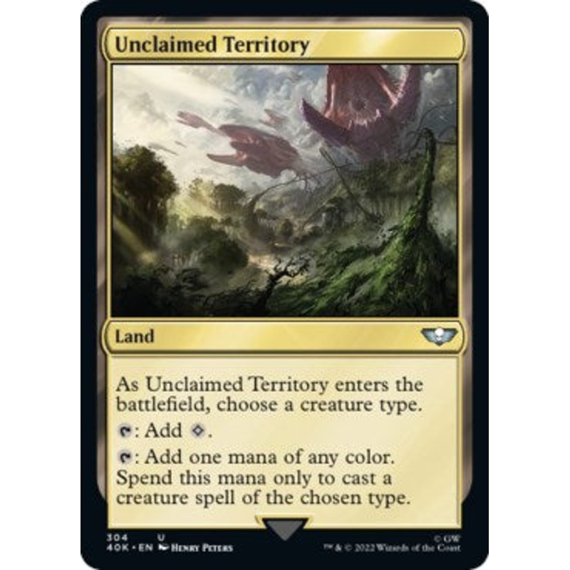 Unclaimed Territory (Surge Foil) [40K - 304]